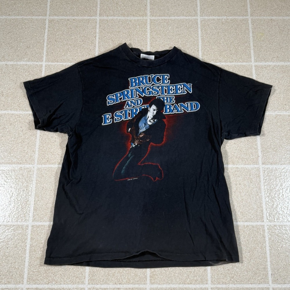 VTG 84 BRUCE SPRINGSTEEN and the E Street Band BORN IN THE USA Tour T Shirt Sz L